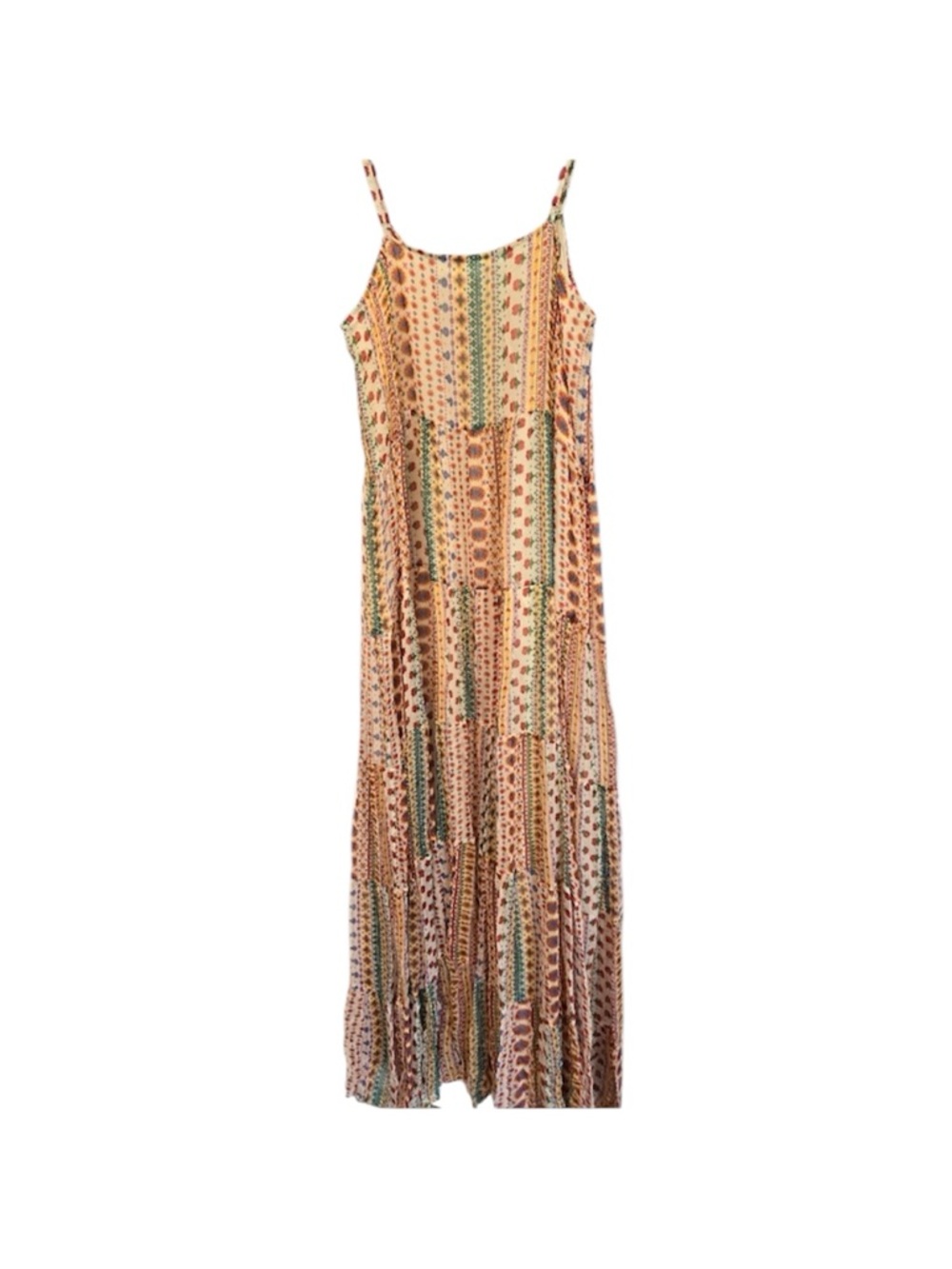 Sézane Boho Floral Ama Maxi V-Neck Sleeveless Sundress - Picture 7 of 13